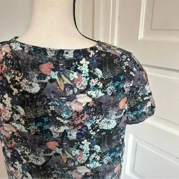 All Saints Bonanza Italian Silk Blouse Size 6 / Small EUC Beautiful Print 😍 - Picture 7 of 9